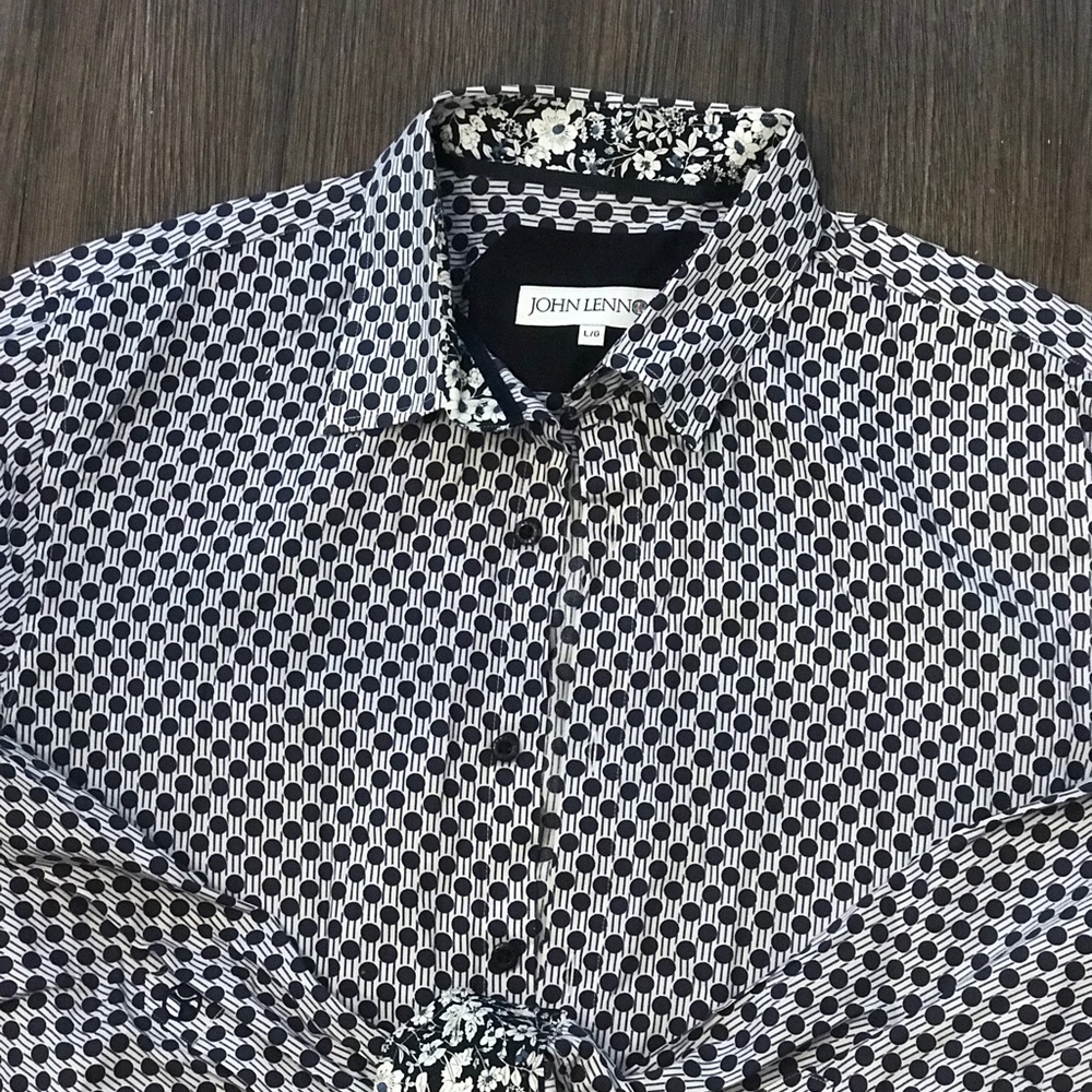 John Lennon large casual dress shirt